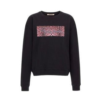 Roberto Cavalli Dames, Sweatshirts & Hoodies, Zwart, Maat: L Katoen