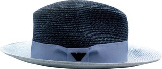 Emporio Armani Logo Baseball Cap - Dames - Hoeden - Blauw - 58 CM - Accessoires