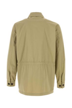 Burberry Mens Jacket Beige Cotton