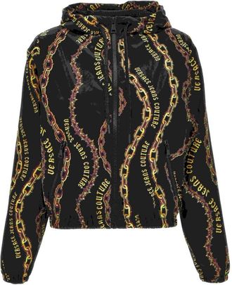 Versace Jeans Couture Felpa con cappuccio Chain Couture - Nero