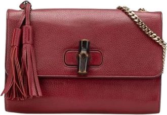 Gucci Pre-owned Cross Body Bags, female, Red, Size: ONE SIZE Pre-owned Vintage Cross Body Bag