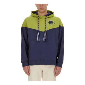 Etro Hoodie - male - Etro - Hoodies - Green - XL - Sweatshirts & Hoodies