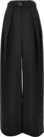 Sportmax Broek met gesp - Blauw