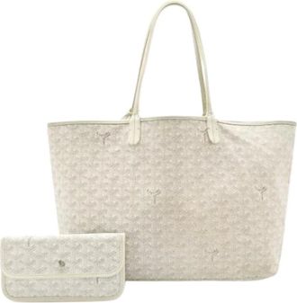 Goyard Pre-owned Tote Bags, female, White, Size: ONE SIZE Pre-owned Vintage Shoulder Tote Bag