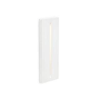 Netlighting Plas LED 1 Light Indoor Recessed Wall Light White Plaster