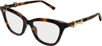 Gucci Cat-eye Optisch Montuur - Dames - Brillen - Bruin - 52 MM - Accessoires