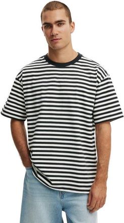 Cotton On Mens Box Fit T-Shirt in Washed Black Vintage White at Nordstrom, Size Xx-Large