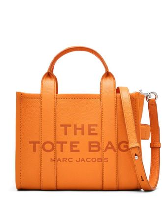 Marc Jacobs The Small leren shopper - Oranje