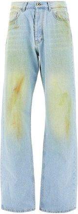 C.9.3 Stained effect Relaxed Fit jeans Man 50