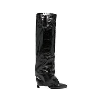 The Attico Dames, Schoenen, Zwart, Maat: 38 1/2 EU Leer