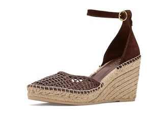 Franco Sarto Idalia Womens Shoes Dark Brown Woven : 8.5 M, Synthetic