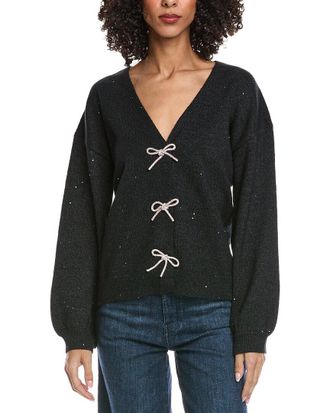 Fate Fate Mixed Media Cardigan