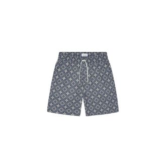 Les Deux Beachwear, male, Blue, Size: 2XL Harry Arabesque Aop Shorts