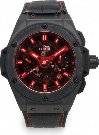 Hublot Pre-owned Hublot Big Bang King Power Red Magic Chronograph Red Dial Mens Watch 701.CI.1123.GR