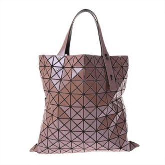 Issey Miyake Metallic pink Leather Tote Bag (Pre-Owned)