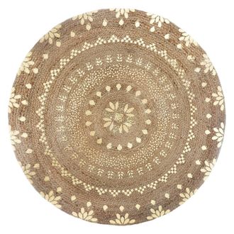 Atmosphera Alfombra shine De Yute D. 115 Cm Atmosphera Cr&eacute;ateur DInt&eacute;rieur