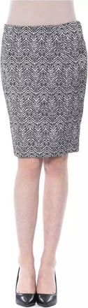Byblos Kokerrok met Visgraatprint Slim Fit - Dames - Kokerrokken - Grijs - S - Rokken
