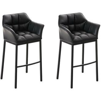 Clp Clp - Set De 2 Taburetes Damaso Negro Negro