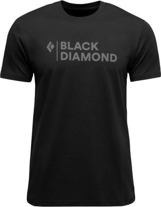 Black Diamond Mini Stacked S/S Tee T-Shirt f&uuml;r Herren | schwarz