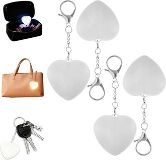 Generic Love Wallet Tote Bag Touch Sensing Light, Tote Bag Touch Light for Women, 4PC Rechargeable LED Automatic Glow Lights, Purse Lights for Inside Purse Cu