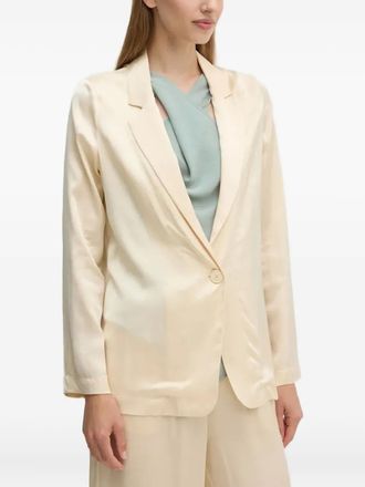 Benetton Blazer con risvolti a punta - Toni neutri