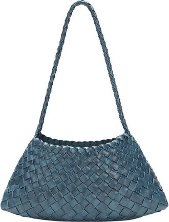 Tiffany & Fred Hand-Woven Leather Shoulder Bag
