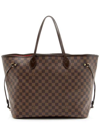 Louis Vuitton Brown Damier Ebene Neverfull Gm (Authentic Pre-Loved)