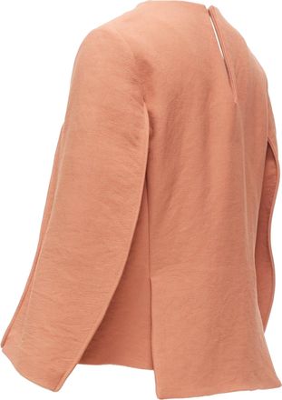 Marni Reverse Piped 3/4 Sleeves Crew Neck Top