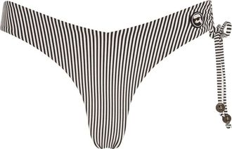 Karl Lagerfeld Ikon bikini bottom - women - Nylon/Polyester/Spandex/Elastane - M - Black