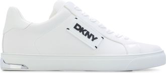 DKNY Dames Aelix Faux Leer Veterschoenen (Wit)