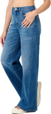 Nicole Miller High Waist Wide Leg Jeans in Blue at Nordstrom Rack, Size 27 X 32