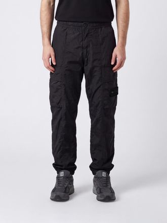 Stone Island Pantaloni cargo della capsule Ghost in nylon riciclato con badge
