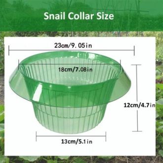 OEM Protecci&oacute;n Anticaracol - Cubierta Para Plantas En Pet Resistente - Para Lechugas Y Repollos - Paquete De 15 Unidades