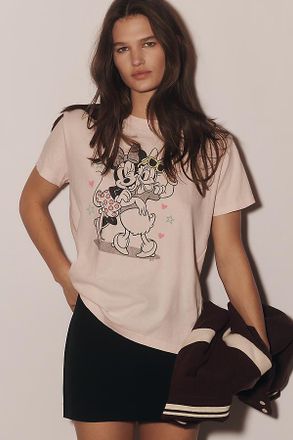 Junk Food x Anthropologie Minnie Mouse & Daisy Duck Graphic Tee