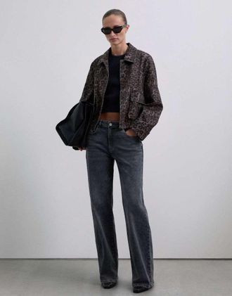 Scalpers Giacca con stampa animalier-Multicolore