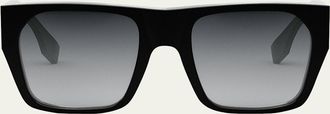 Fendi Baguette Acetate Shields Sunglasses