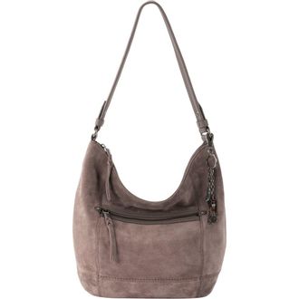 The Sak Sequoia Hobo Leather Bag in Mushroom Suede at Nordstrom
