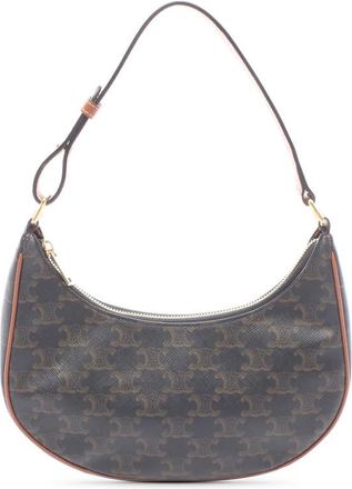 Celine Pre-owned Celine Medium Triomphe Coated Canvas Ava Shoulder Bag Ladies PZCLQ1I3V2SPKS8N