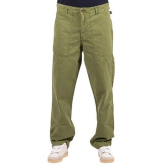 Sebago Straight Trousers, male, Green, Size: M Milton Trousers