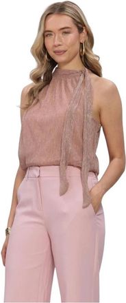 Freebird by Steven Tamika Top - Dames - Blouses - Roze - S - Polyester - Overhemden
