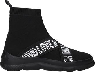 Love Moschino Sneakers Donna Tessuto Nero/Nero