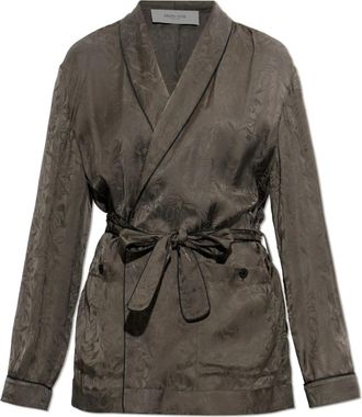 Golden Goose Gebloemd Vest - Dames - Vesten - Grijs - XS - Truien & Vesten