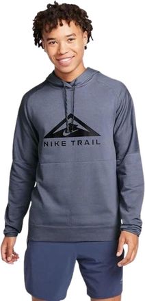 Nike Mens Trail Magic Hour Grey Hoodie Cotton - Size Medium