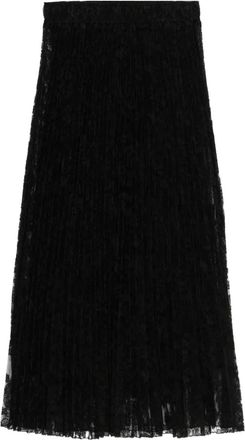 Ermanno Scervino Gonna midi in pizzo - Nero