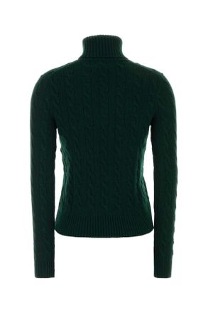 Polo Ralph Lauren Wool Blend Cable-Knit Sweater - Green