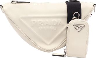 Prada Pre-owned Prada Glace Lux Triangle Crossbody Bag Ladies ME8TK9HRCODQH9M3