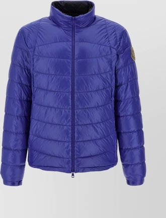 Moncler padded jacket with elastic cuffs and high collar