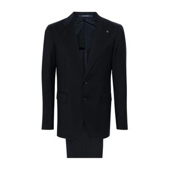 Tagliatore Heren, Pakken, Blauw, Maat: 2XL Katoen