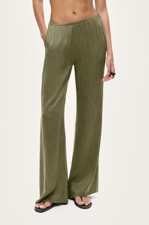 Nocturne Relaxed Straight-Leg Pants in Khaki at Nordstrom, Size X-Large Eu