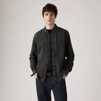 Levi's Authentic Button Down Shirt - Mens - 2XL - Black